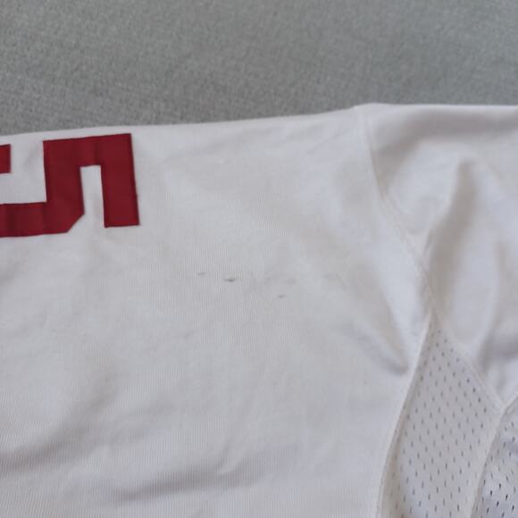 Vintage Nike Oklahoma Sooners #85 White Jersey Mens Large Authentic Stretch - Picture 11 of 12